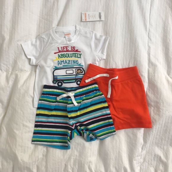 Gymboree 6-12mo boys outfit “life is amazing” - Picture 1 of 3